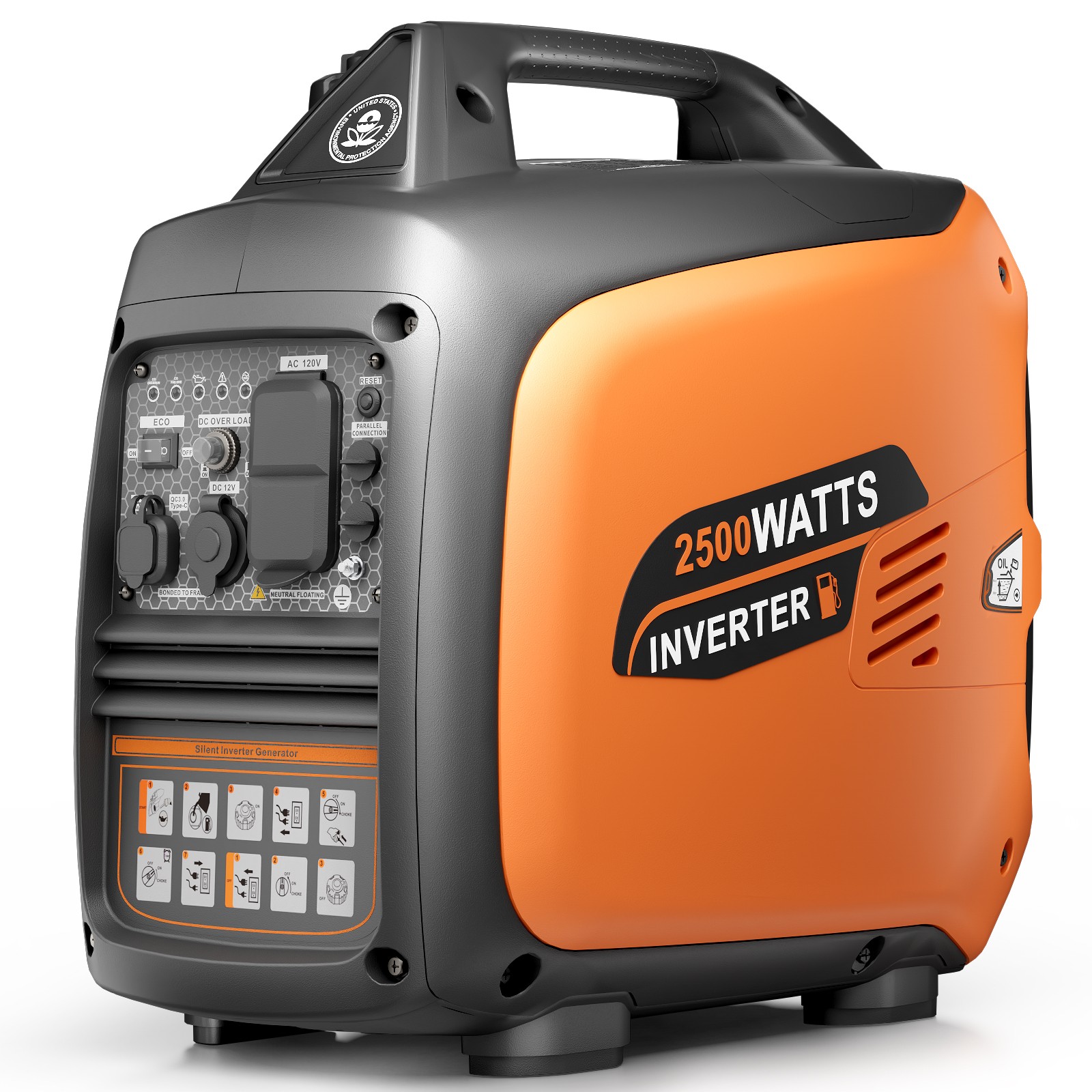 Gas Powered Quiet For Camping Travel