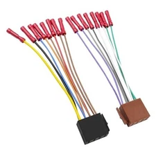 ISO Stereo Wiring Harness Kit with Power Speaker Adapter 16Pin Car Radio Wire 