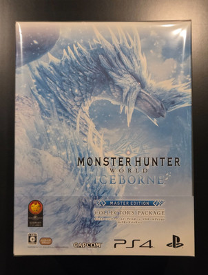 New Monster Hunter World Iceborne Master Edition Collectors Package PS4