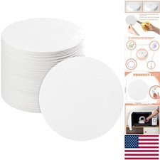 50 Round Microwave Kiln Papers - Enhance Your Glass Fusing with Ceramic Fiber