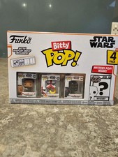 Brand New Funko Bitty Pop Star Wars Mandalorian 4-Pack Figure Set Series 3!