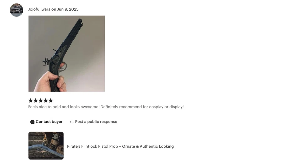 Кремневый пистолет пиратский или революционный военный реквизит - Изображение 4 из 4