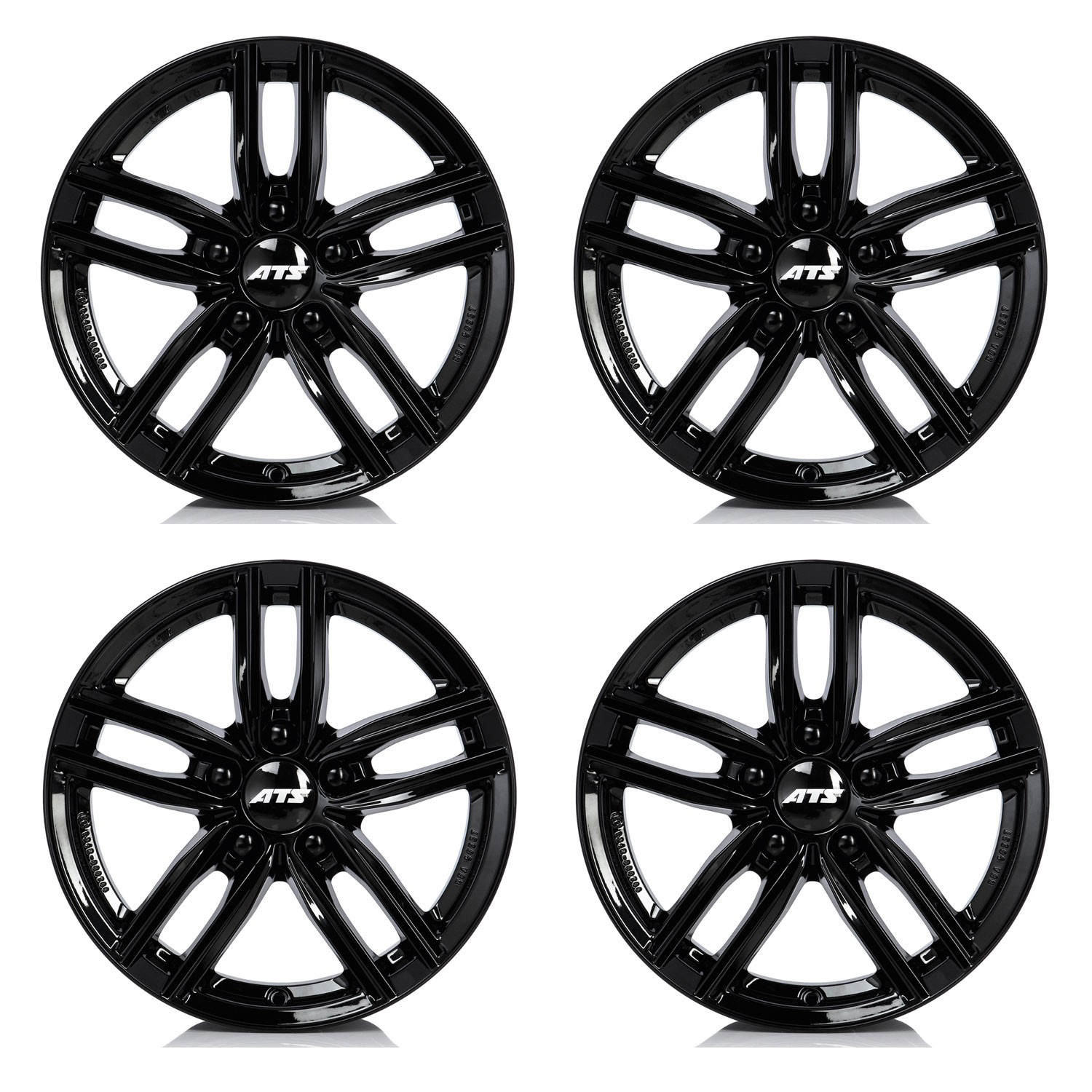 4 ATS Antares wheels 7.0Jx17 ET43 5x112 SW for VOLKSWAGEN Beetle Caddy Cross Tou