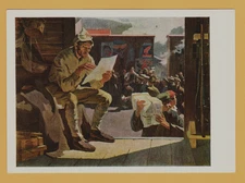 1970 USSR Soviet Propaganda Decrees of the Motherland Civil war Postcard Vintage