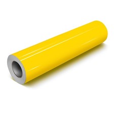 VViViD Yellow Gloss DECO65 Adhesive Vinyl 50ft x 11.8" for Cricut Silhouette