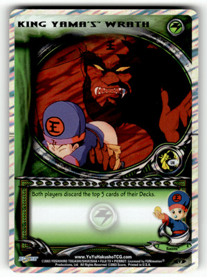 Yu Yu Hakusho TCG - King Yama's Wrath U8 Ultra Foil 1st Ed Dark Tournament Score
