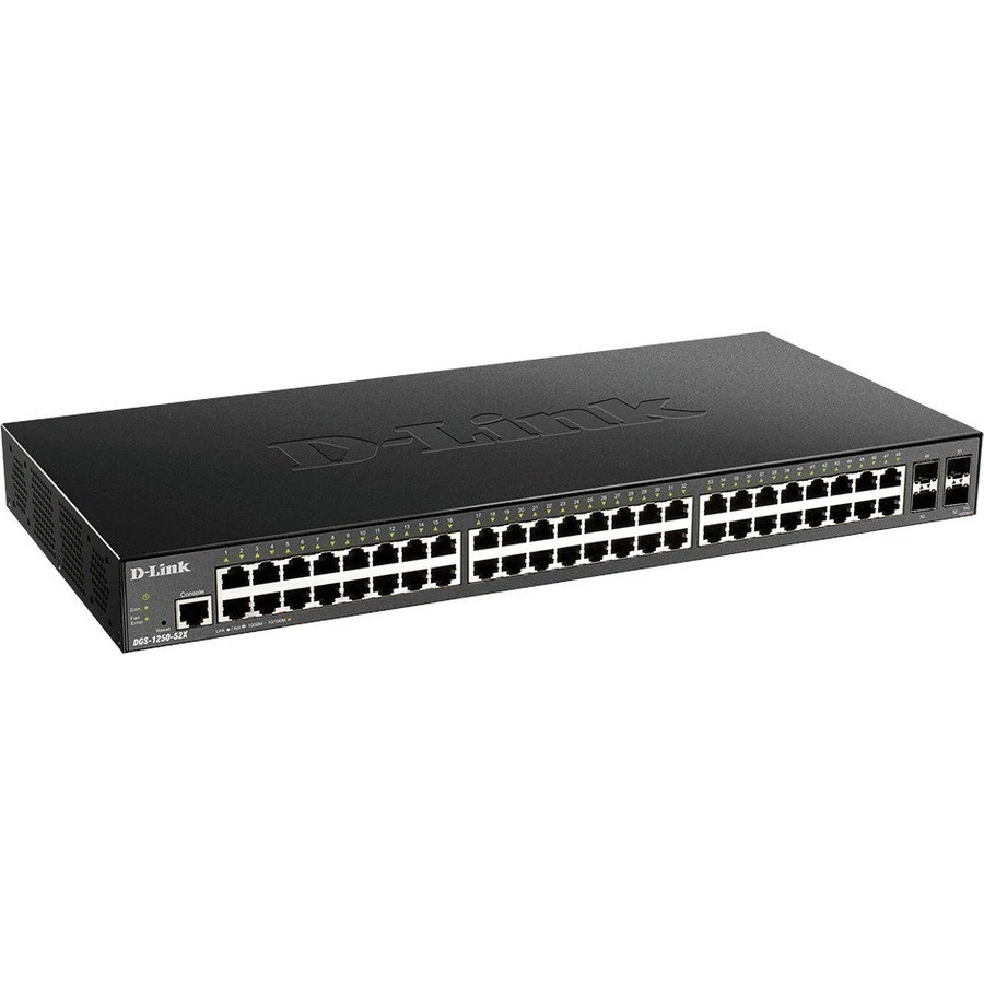 D-Link 52-Port 10-Gigabit Smart Managed Switch - 52 Ports - Manageable - 3 Layer - Image 2 of 4