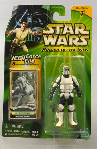 Kenner Star Wars - Power of the Jedi - Scout Trooper  - NEW SEALED on CARD!