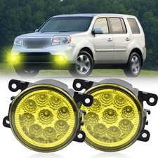 For Honda Pilot 2012-2015 Front Bumper Led Yellow Fog Lights Lamps 2pcs
