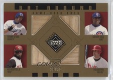 2002 Diamond Connection Bat Around Gold 28/50 Pat Burrell Sammy Sosa HOF 0o5