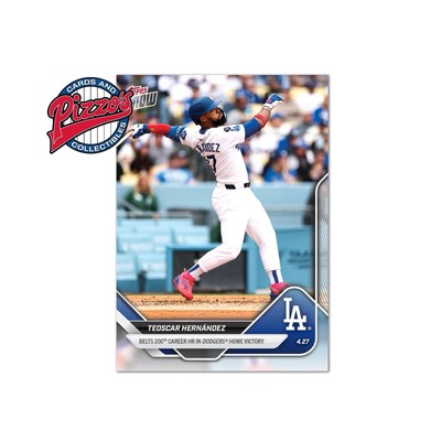 Teoscar Hernández 200th Career HR Dodgers 2025 MLB Topps NOW Card 116 In Hand