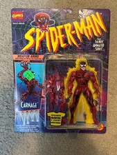 1994 TOYBIZ CARNAGE with Weapon Arms Spider-Man Animated Series Marvel MOC
