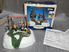 Lemax Village Collection Swing Time #44192 Animated Table Accent - Rare