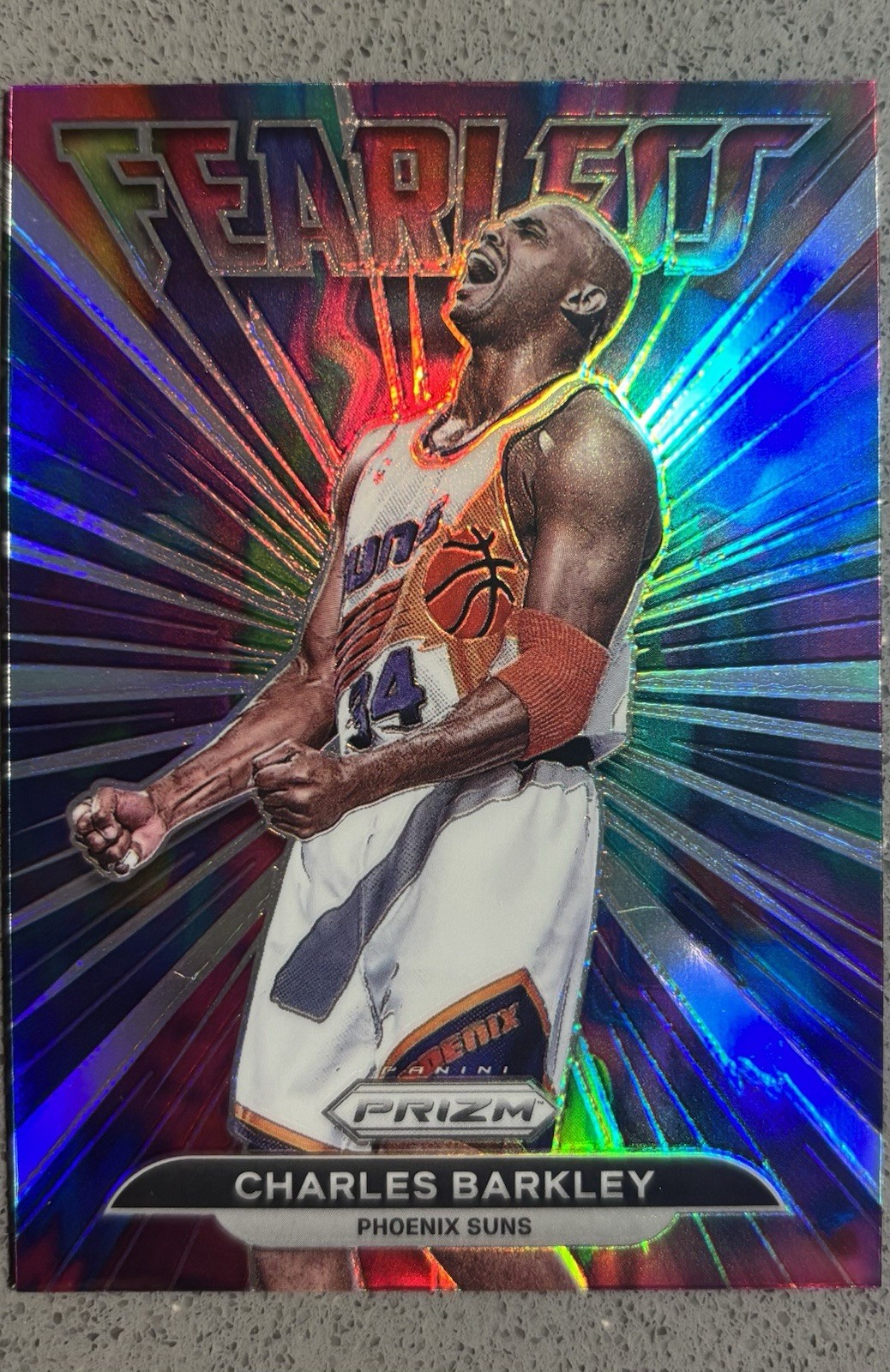 Charles Barkley 2021 Panini Prizm Fearless Silver Prizm #19