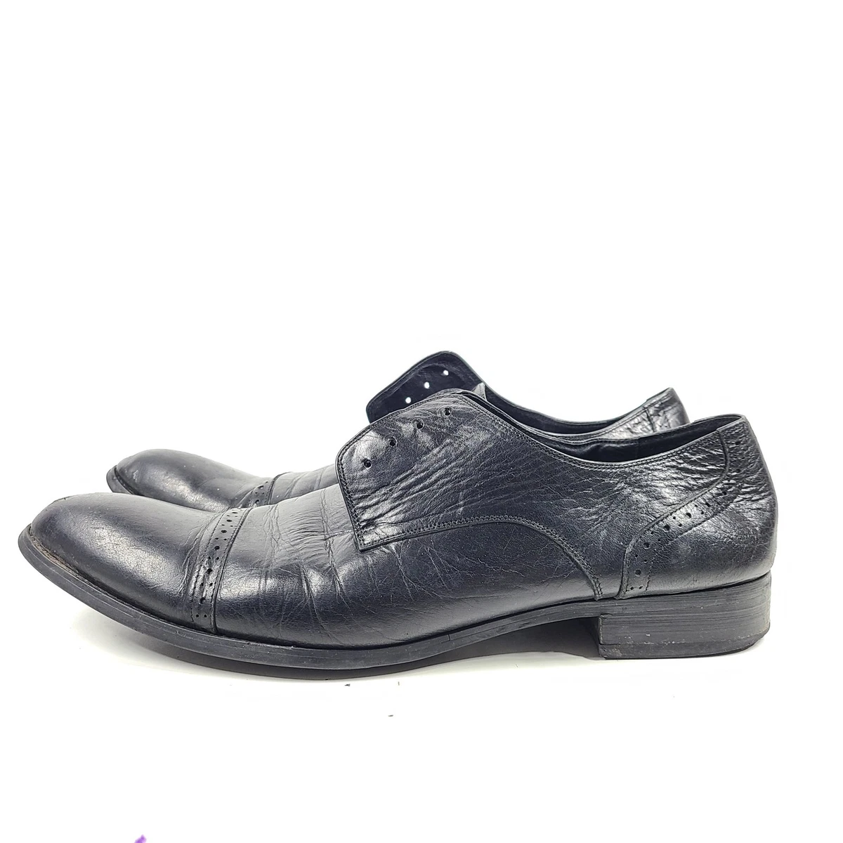 Emporio Armani Black Dress Shoes for Men for sale | eBay