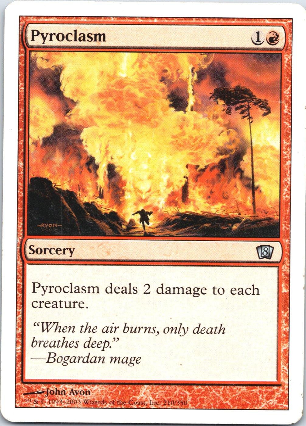 Pyroclasm 8th Edition 8ED 210 NM MTG Card