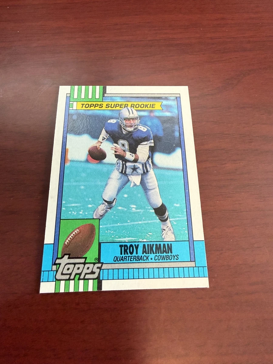 Topps Troy Aikman Rookie Football Sports Trading Cards