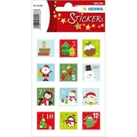Herma Weihnachts-Sticker Decor Adventskalenderzahlen Kinder 3 Bis 60X Spare 70%