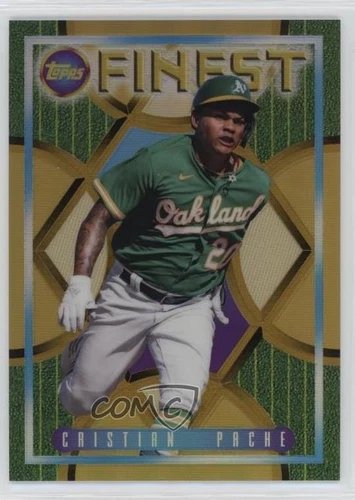 2022 Topps Finest Flashbacks Gold Refractor /50 Cristian Pache #40