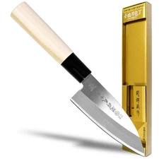 Seki Japan TSUBAZO Small Deba Knife, Japanese Sushi Chef Knife, Stainless Steel