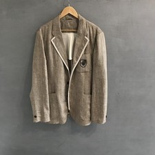 Men Luis Trenker Blazer Beige Canapa 42 / XL / 50