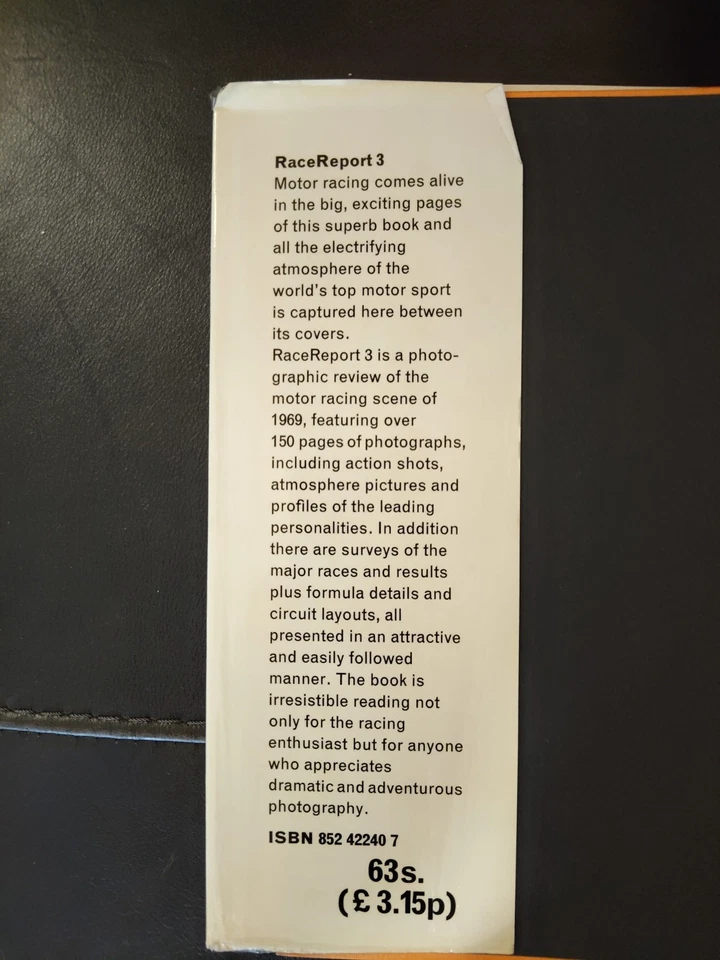 Race Report 3  Renn Report 3 German & English Language Pub. 1970 Ed. Eddie Guba - Image 4 of 4