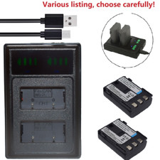 NB-2LH Battery or charger for Canon EOS 350D 400D Digital Rebel XT, Rebel XTi