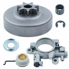 Clutch Drum Needle Bearing Oil Pump Washer Kit For Stihl MS311 MS391 Chainsaw