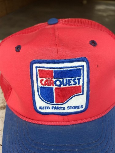 Vintage USA CarQuest Car Auto Parts Stores NFL snapback advertising trucker hat - Picture 3 of 9