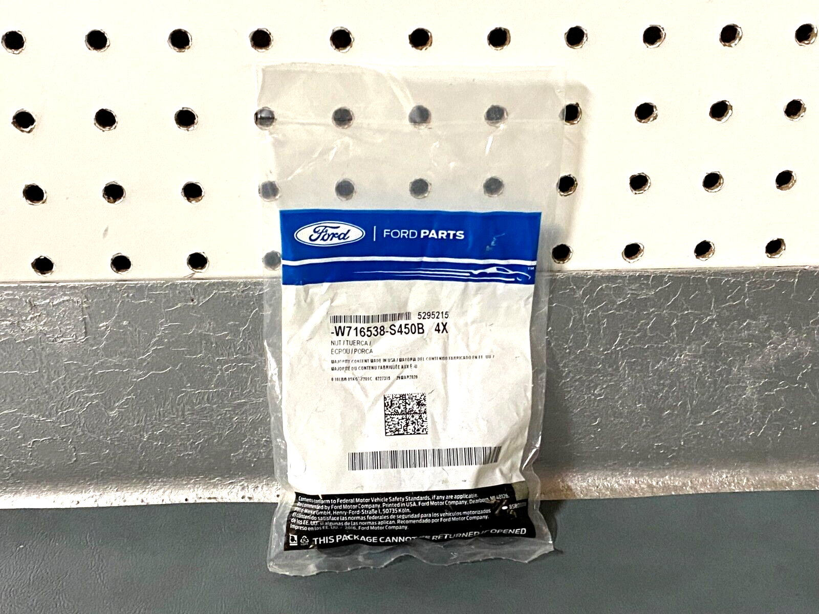 Ford OEM NOS W716538-S450B Steering Column Nut 2016-2021 F150  