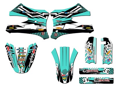 10-20 KING / FWE CX 50 MAYHEM Turquoise Senge Graphics Kit Compatible with Cobra