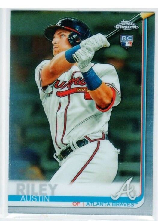 2019 Topps Chrome Update #37 Austin Riley Rookie RC R6