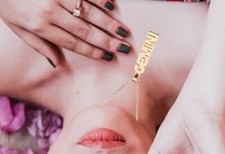 Gemini Gold Necklace Charm Astrology Gifts, P...