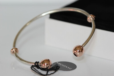 NWT PANDORA ROSE™ MOMENTS SNAKE CHAIN OPEN BANGLE 588291 BOX $115 STOPPERS CAPS | eBay NWT PANDORA ROSE™ MOMENTS SNAKE CHAIN OPEN BANGLE 588291 BOX $115 STOPPERS CAPS | eBay