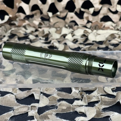 NEU DLX Freak XL V2 Barrel Back - Autococker Gewinde - Gloss Olive - Bild 1 von 3