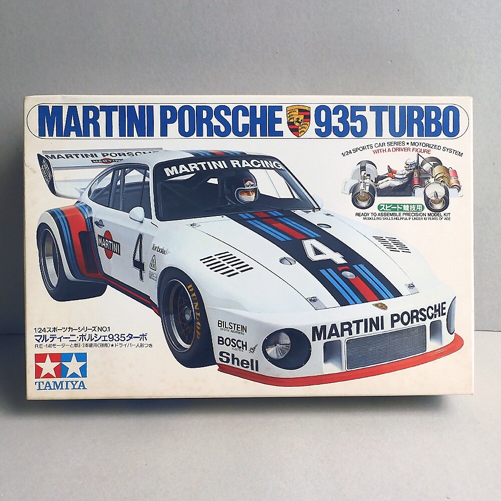 自動車 TAMIYA Porsche 935 Turbo 1/12 TAMIYA 1/24 Porsche 935 Turbo Martini #24001 motorized scale model
