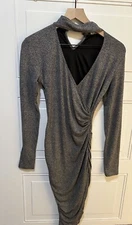 NWT Bardot Alex Bodycon Dark Grey Dress