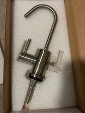 Whitehaus Forever Hot Kitchen Faucet With Brushed Nickel Finish WHFH-C1403