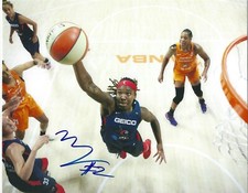 MYISHA HINES-ALLEN Signed 8 x 10 Photo WNBA Basketball WASHINGTON MYSTICS Auto'd