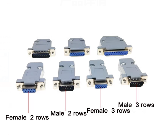 DB9/15/25/37 Pin Female/Male Welded Connector Serial Port Socket D-SUB RS232 COM - Picture 2 of 38
