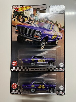 2021 Hot Wheels Boulevard 63' Chevy Nova Gasser LOT OF 2 | eBay