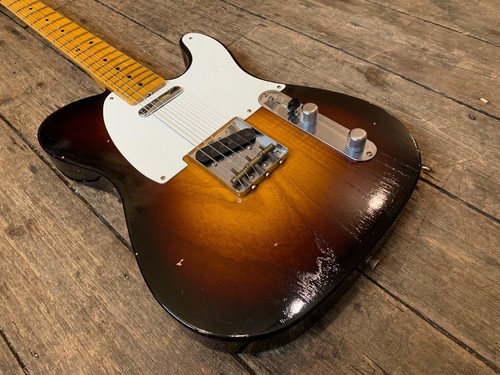 2018 Fender Custom Shop NAMM Limited Edition V Cus 50 DBL Esquire Journey-mann - Picture 5 of 16