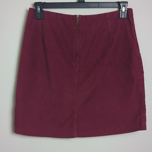 Garnet Hill Corduroy Mini A-line Skirt Women's 10 Petite - Picture 4 of 7