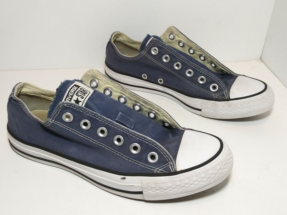 CONVERSE All Star Shoes NAVY BLUE Low Top Sneakers Men's 6 CONVERSE All Star Shoes NAVY BLUE Low Top Sneakers Men's 6