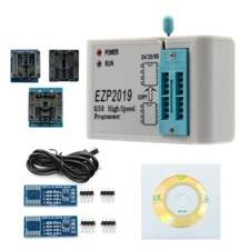 EZP2019 High Speed USB SPI Programmer 24 25 26 93 EEPROM 25 Flash Bios + Adapter