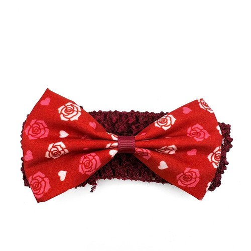 50Pcs Red Valentine's Day Elastic Band Dog Bowtie Collar Pet Grooming Products - Picture 8 of 11