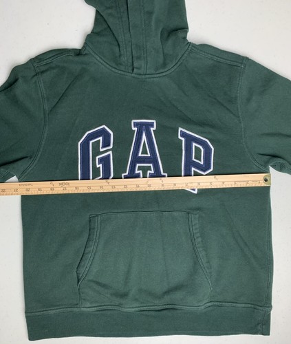 GAP Hoodie Youth Kids Size XL Green Pullover Sweatshirt Kids Hooded Preowned EUC - Picture 6 of 7