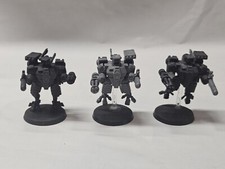 Lot of three 3 XV8 Crisis Battlesuits for Tau Empire USED assembled GW