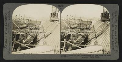 Four of our submarines in dry dock in government navy yard  Old Historic Photo