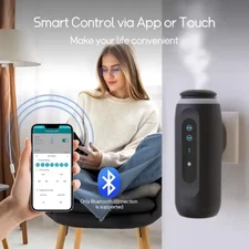 Smart Plug-in Refillable Diffuser Small Area with Night Light  App Controlled